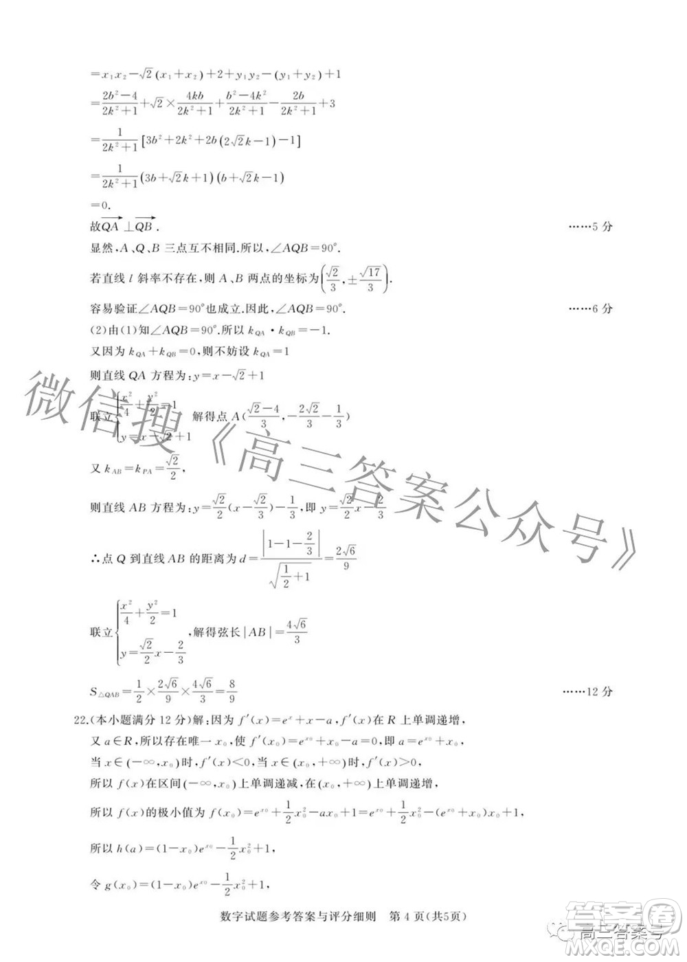湖北省高中名校聯(lián)盟2023屆新高三第一次聯(lián)合測評數(shù)學(xué)試題及答案