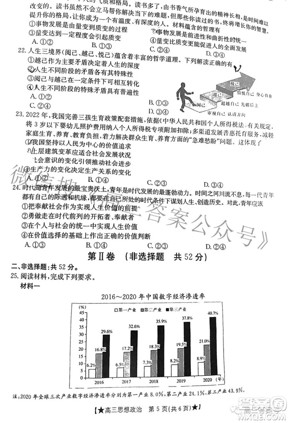 2023屆高三甘肅金太陽(yáng)8月聯(lián)考思想政治試題及答案