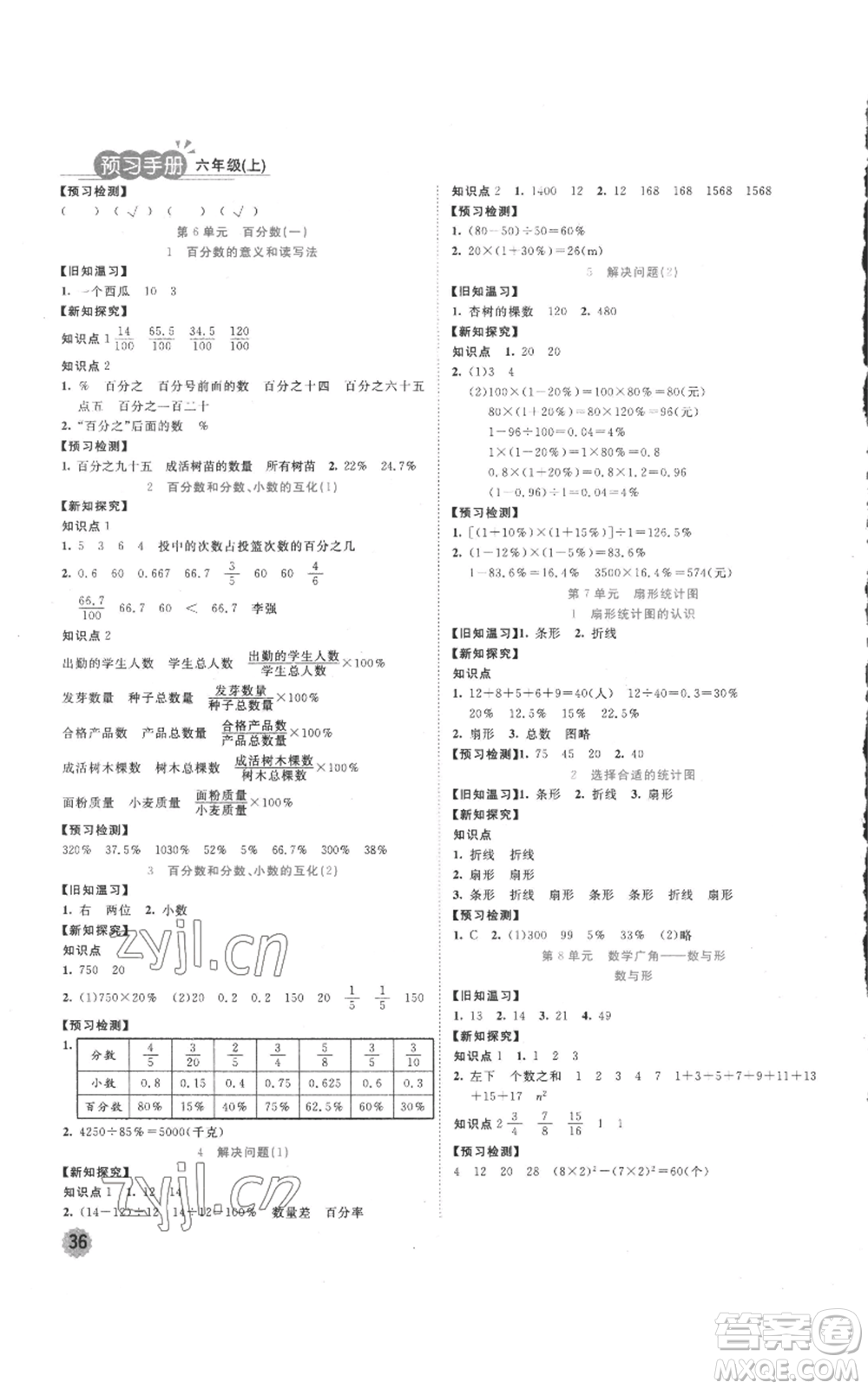 西安出版社2022奪冠新課堂隨堂練測六年級上冊數(shù)學人教版參考答案