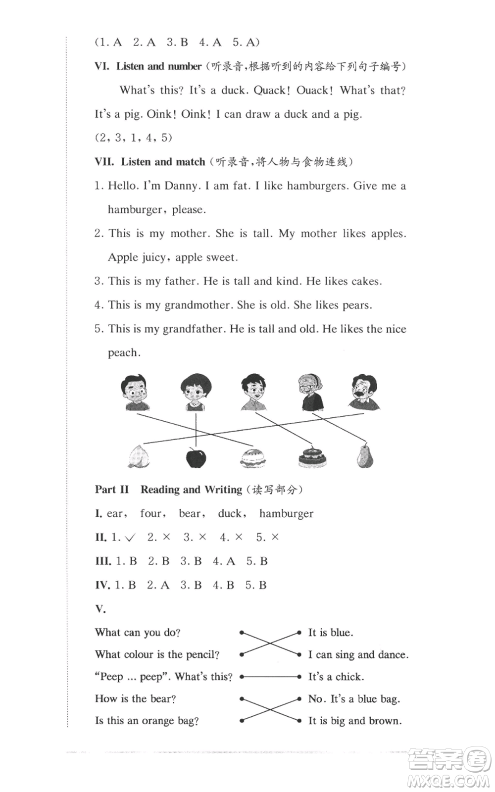 華東師范大學(xué)出版社2022上海名校名卷一年級上冊英語牛津版參考答案