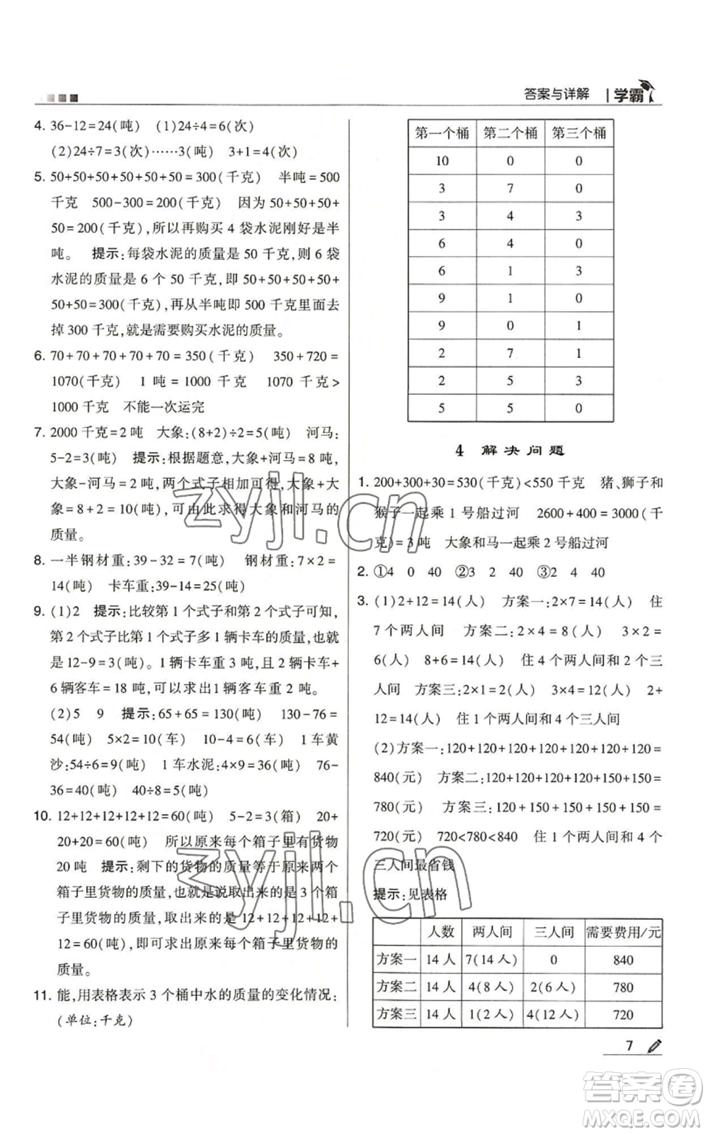 甘肅少年兒童出版社2022經(jīng)綸學(xué)典學(xué)霸三年級(jí)上冊(cè)數(shù)學(xué)人教版參考答案