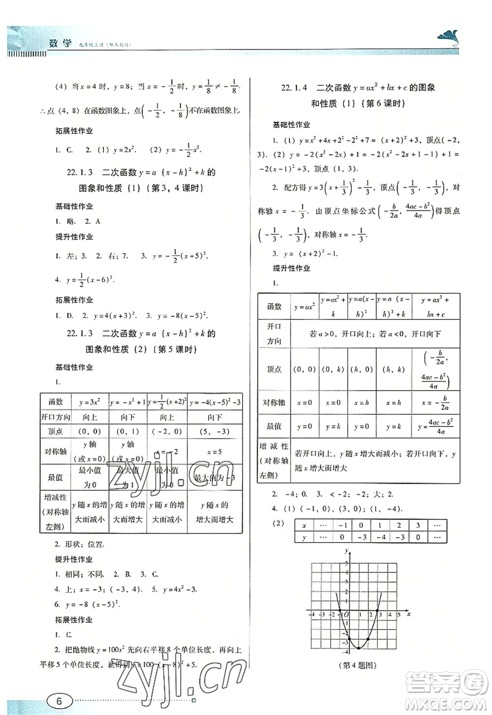 廣東教育出版社2022南方新課堂金牌學案九年級數(shù)學上冊人教版答案