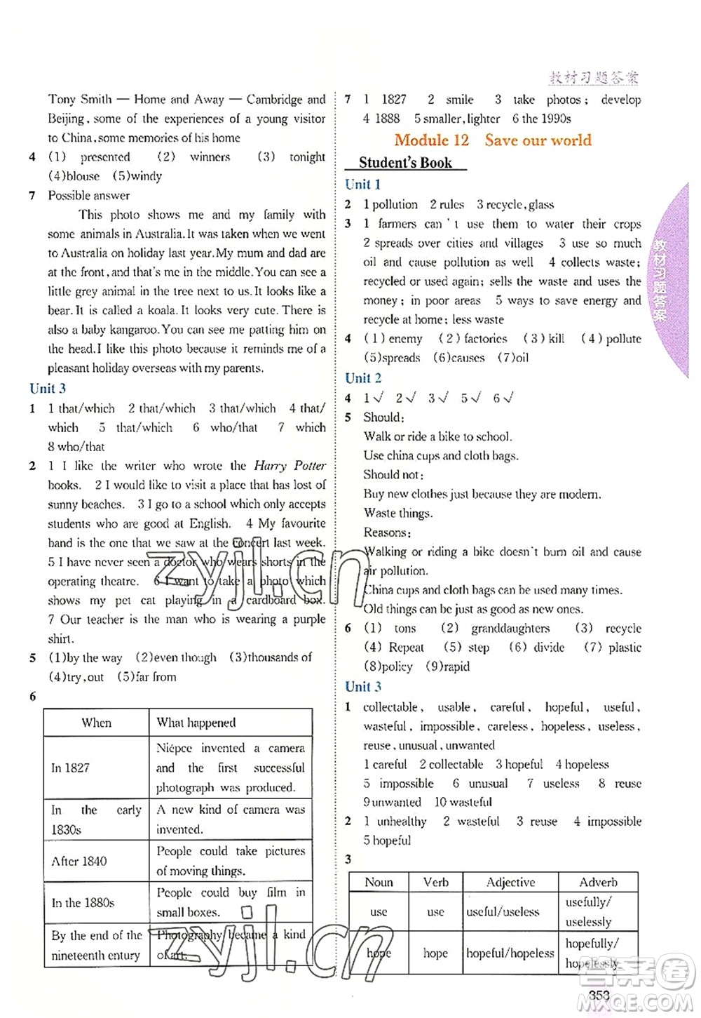 吉林人民出版社2022尖子生學(xué)案九年級英語上冊外研版答案