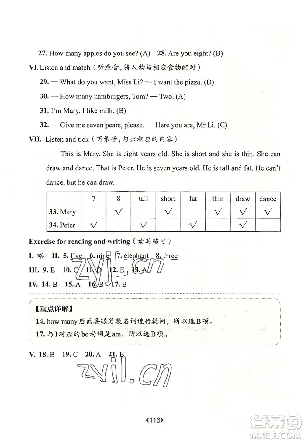 華東師范大學(xué)出版社2022一課一練二年級(jí)英語(yǔ)第一學(xué)期N版華東師大版上海專(zhuān)用答案