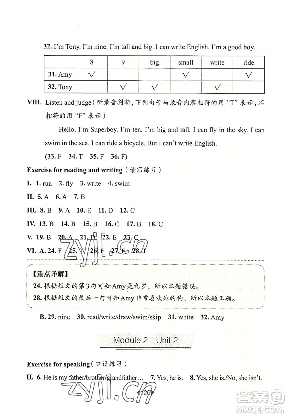 華東師范大學(xué)出版社2022一課一練二年級(jí)英語(yǔ)第一學(xué)期N版華東師大版上海專(zhuān)用答案