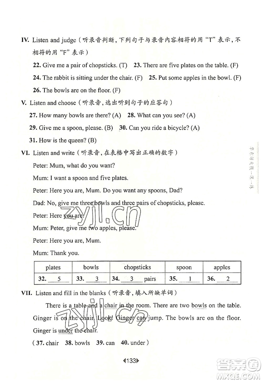 華東師范大學(xué)出版社2022一課一練二年級(jí)英語(yǔ)第一學(xué)期N版華東師大版上海專(zhuān)用答案