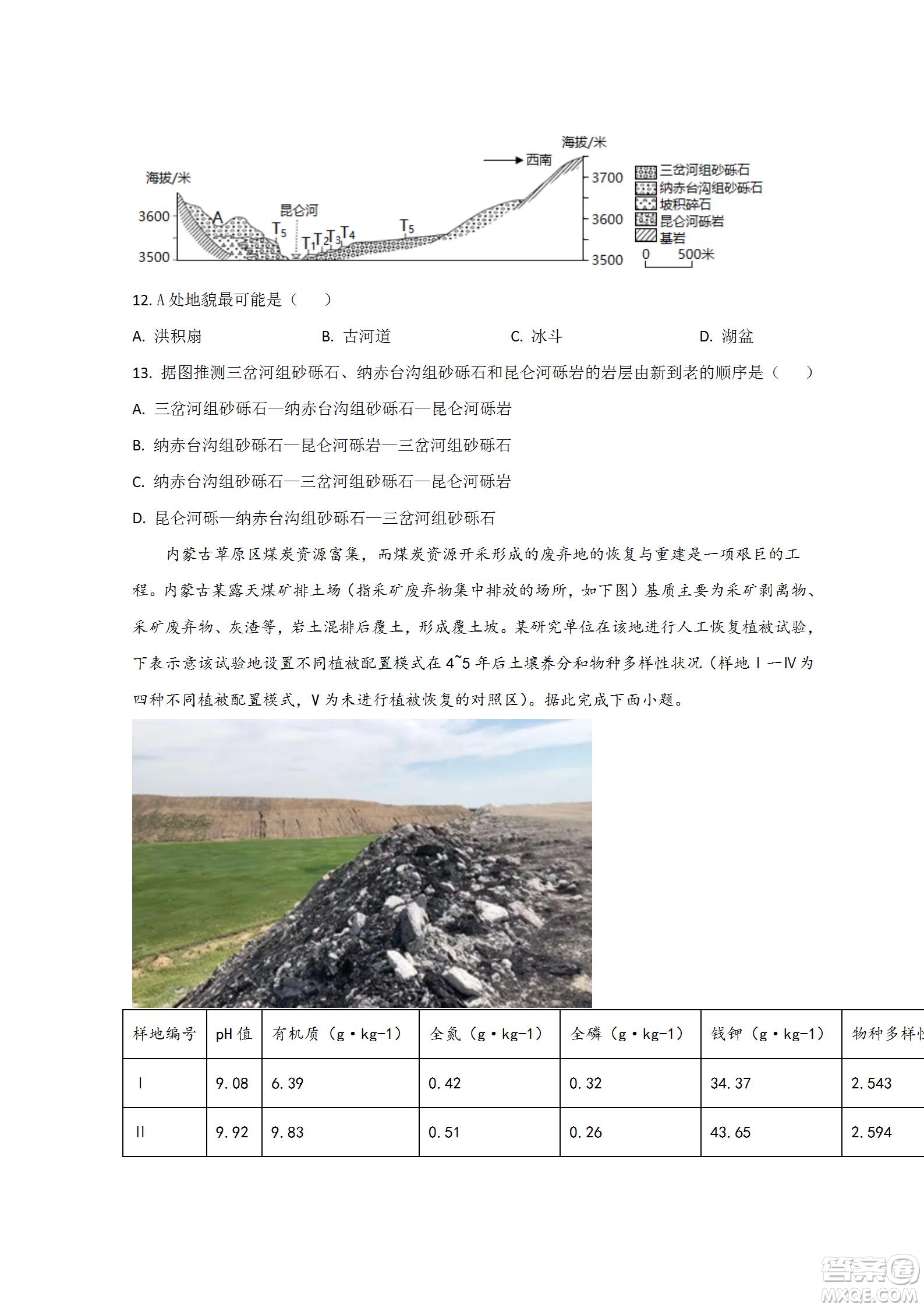 河北省省級聯(lián)測2022-2023學(xué)年高三上學(xué)期第一次月考地理試題及答案