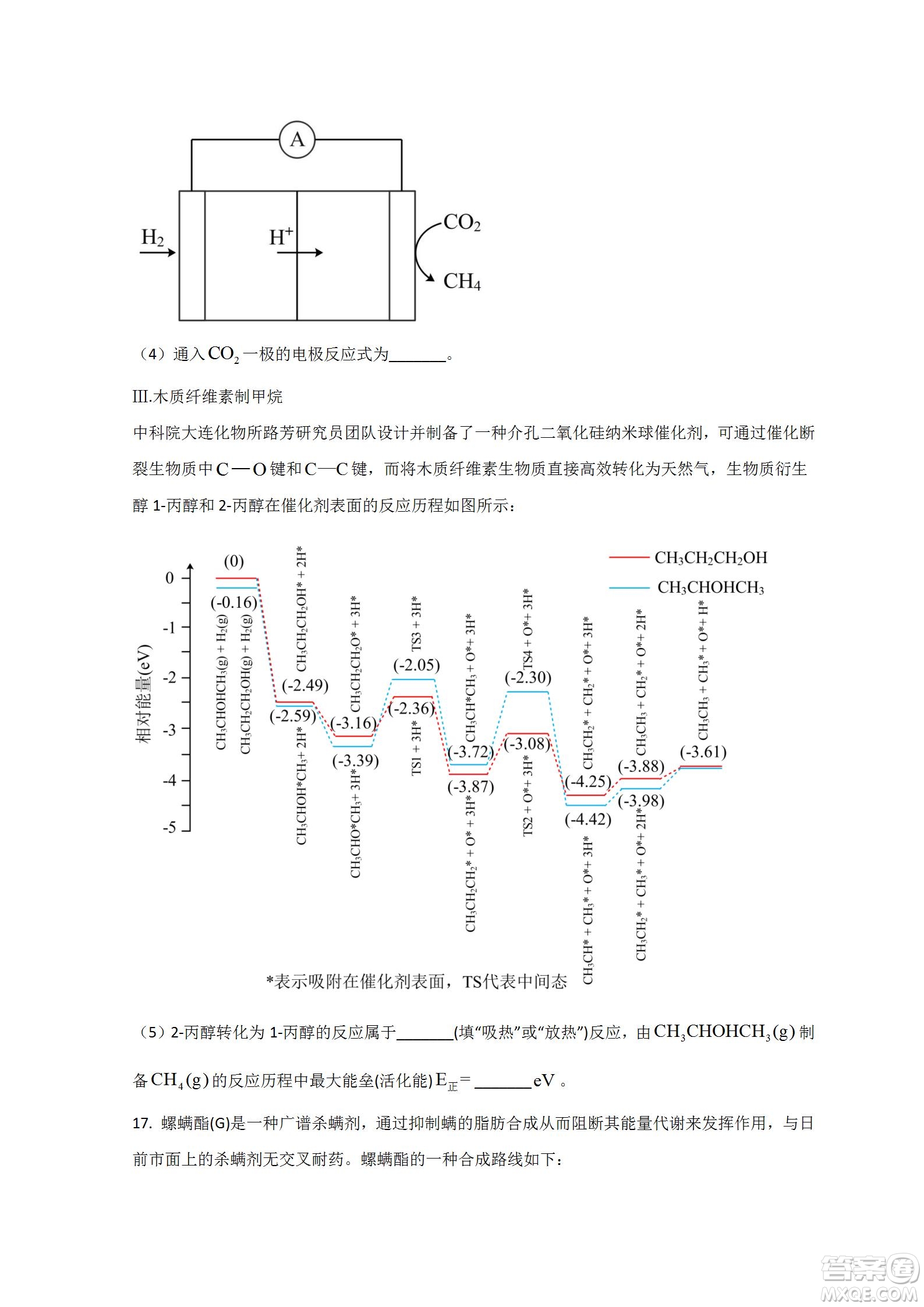河北省省級聯(lián)測2022-2023學年高三上學期第一次月考化學試題及答案