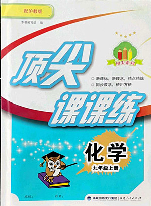 福建人民出版社2022秋頂尖課課練化學(xué)九年級上冊滬教版答案