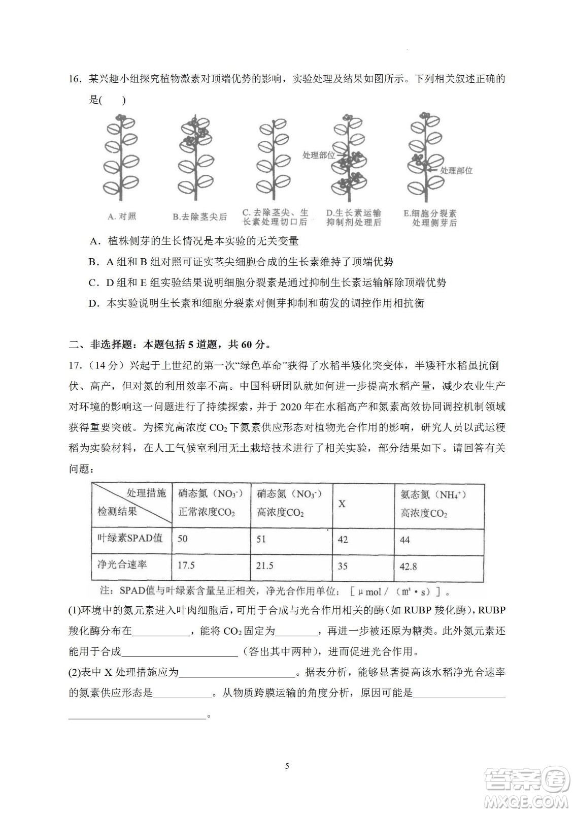 汕頭市金山中學2023屆高三第一學期摸底考試生物試題及答案