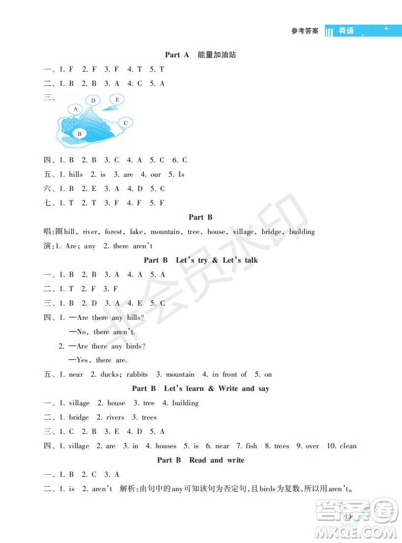 海南出版社2022新課程學(xué)習(xí)指導(dǎo)五年級(jí)英語(yǔ)上冊(cè)人教版答案