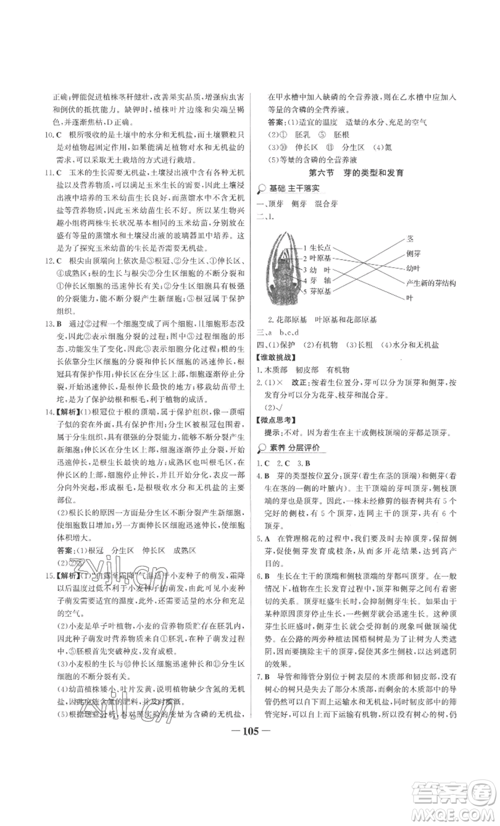 未來出版社2022世紀(jì)金榜金榜學(xué)案八年級(jí)上冊(cè)生物濟(jì)南版參考答案