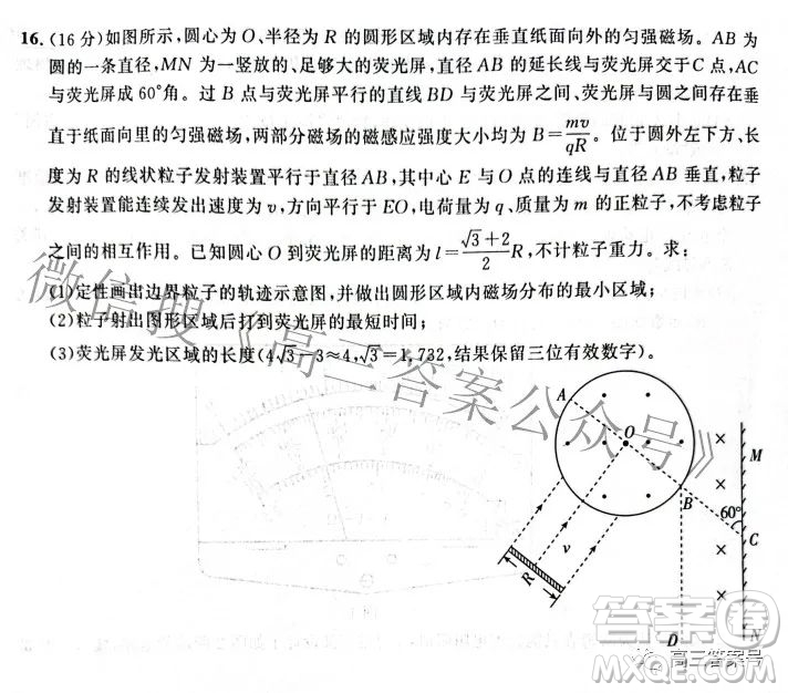 河北省2023屆高三年級(jí)大數(shù)據(jù)應(yīng)用調(diào)研聯(lián)合測(cè)評(píng)物理試題及答案
