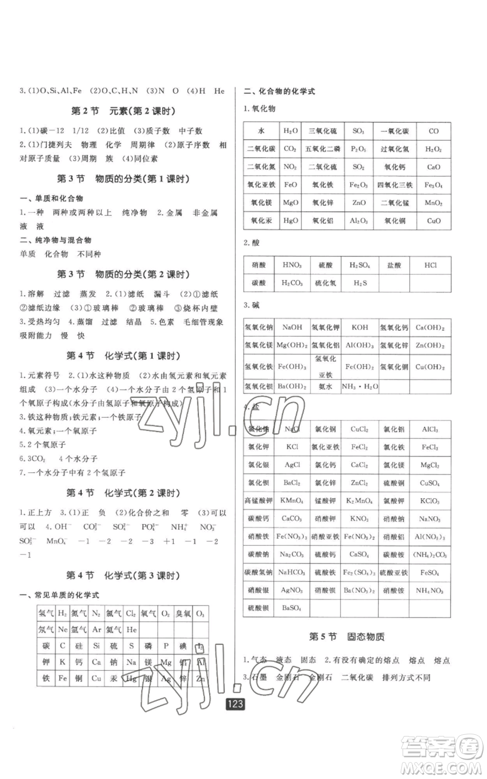 延邊人民出版社2022勵(lì)耘書業(yè)勵(lì)耘新同步八年級上冊科學(xué)華師大版A本參考答案