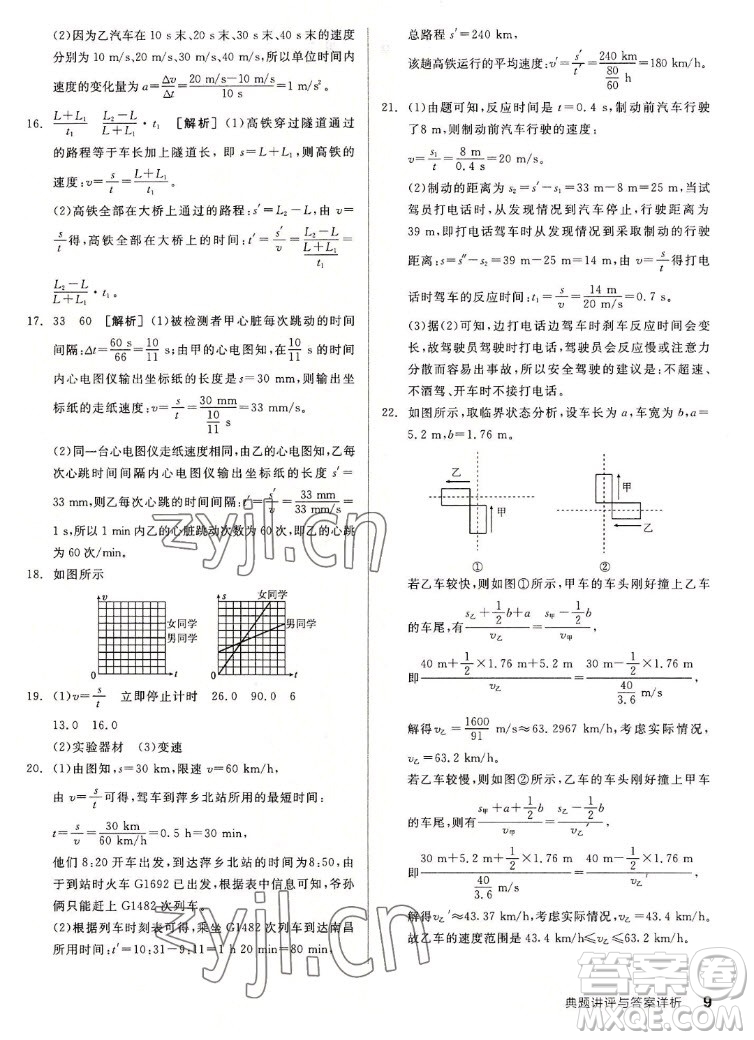陽(yáng)光出版社2022秋練就優(yōu)等生同步作業(yè)數(shù)學(xué)八年級(jí)上冊(cè)RJ人教版答案