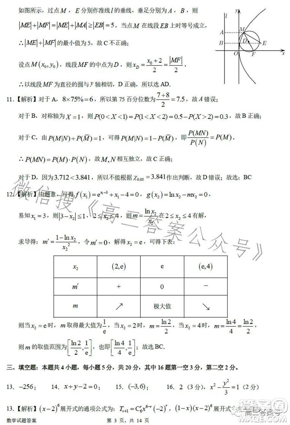 惠州市2023屆高三第二次調(diào)研考試數(shù)學(xué)試題及答案