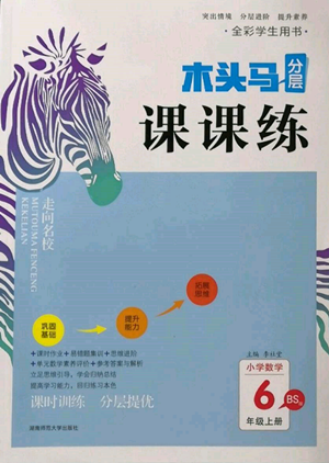 湖南師范大學(xué)出版社2022木頭馬分層課課練六年級(jí)上冊(cè)數(shù)學(xué)北師大版參考答案