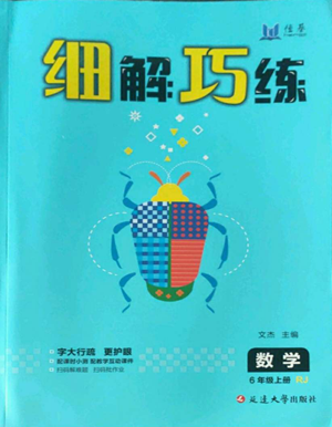 延邊大學(xué)出版社2022細(xì)解巧練六年級上冊數(shù)學(xué)人教版參考答案