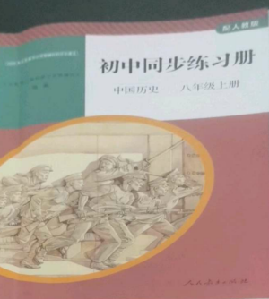 人民教育出版社2022同步練習冊八年級歷史上冊人教版山東專版參考答案