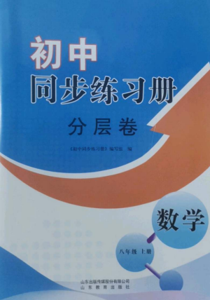 山東教育出版社2022初中同步練習冊分層卷八年級數(shù)學上冊青島版參考答案