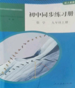 人民教育出版社2022同步練習(xí)冊九年級數(shù)學(xué)上冊人教版山東專版參考答案