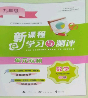 廣西師范大學(xué)出版社2022新課程學(xué)習(xí)與測(cè)評(píng)單元雙測(cè)九年級(jí)數(shù)學(xué)全冊(cè)滬科版C版參考答案