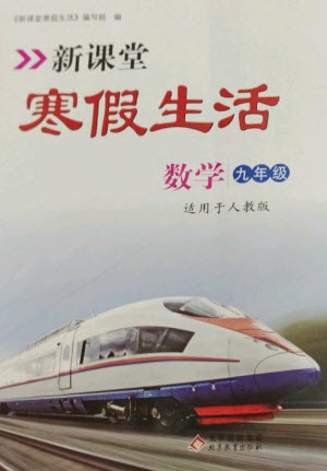北京教育出版社2023新課堂寒假生活九年級數學人教版參考答案