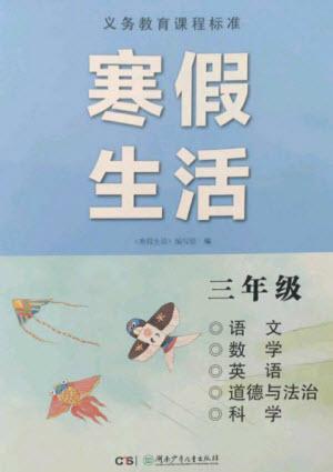 湖南少年兒童出版社2023寒假生活三年級合訂本通用版參考答案