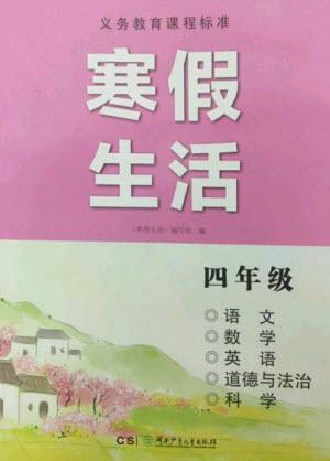 湖南少年兒童出版社2023寒假生活四年級合訂本通用版參考答案
