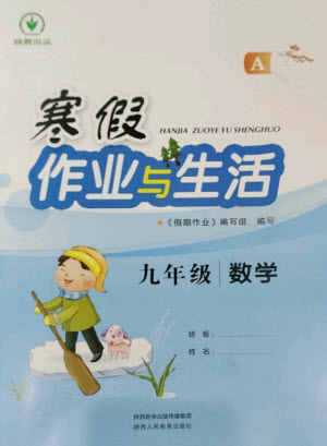 陜西人民教育出版社2023寒假作業(yè)與生活九年級數(shù)學(xué)人教版A版參考答案