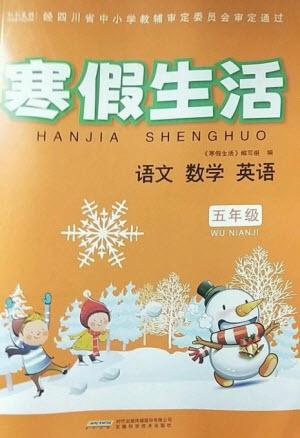 安徽科學(xué)技術(shù)出版社2023寒假生活五年級語數(shù)外合訂本通用版參考答案