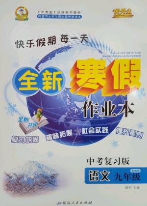 延邊人民出版社2023優(yōu)秀生快樂假期每一天全新寒假作業(yè)本九年級(jí)語文人教版中考復(fù)習(xí)版參考答案