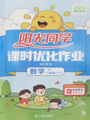 江西教育出版社2023陽光同學課時優(yōu)化作業(yè)六年級數學下冊青島版參考答案