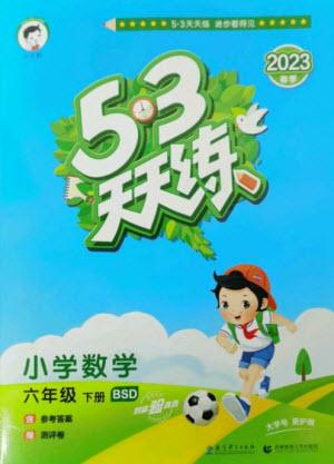 教育科學出版社2023春季53天天練六年級數(shù)學下冊北師大版參考答案