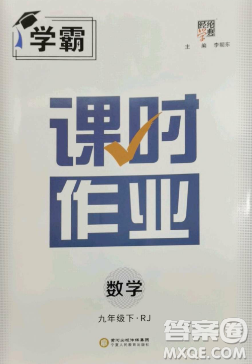 寧夏人民教育出版社2023經綸學典課時作業(yè)九年級下冊數學人教版答案