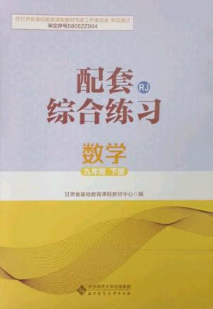 北京師范大學出版社2023數學配套綜合練習九年級下冊人教版參考答案