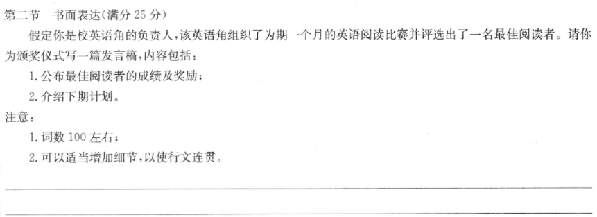 英語閱讀比賽頒獎(jiǎng)稿英語作文 關(guān)于英語閱讀比賽頒獎(jiǎng)稿的英語作文