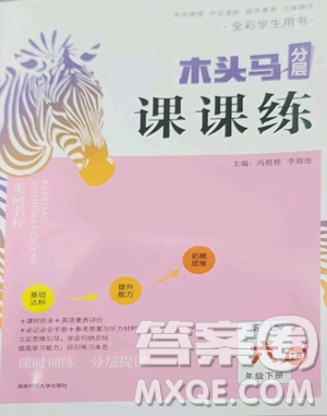湖南師范大學(xué)出版社2023木頭馬分層課課練六年級英語下冊人教版參考答案
