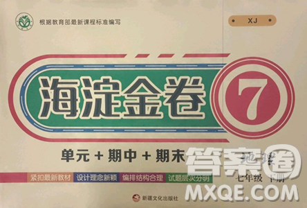 新疆文化出版社2023海淀金卷七年級地理下冊湘教版參考答案