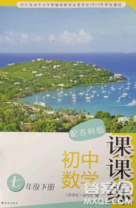 譯林出版社2023課課練初中數(shù)學(xué)七年級(jí)下冊(cè)蘇科版答案