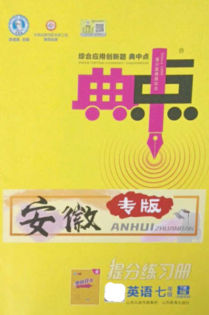 山西教育出版社2023綜合應(yīng)用創(chuàng)新題典中點(diǎn)七年級(jí)英語(yǔ)下冊(cè)人教版安徽專版參考答案