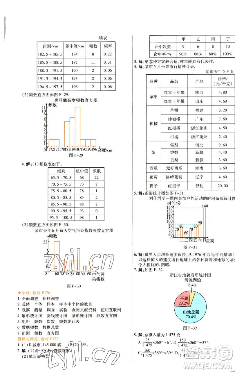 北京教育出版社2023倍速學(xué)習(xí)法七年級下冊數(shù)學(xué)浙教版參考答案