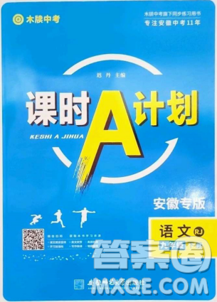 安徽師范大學(xué)出版社2023課時(shí)A計(jì)劃九年級語文下冊人教版安徽專版答案