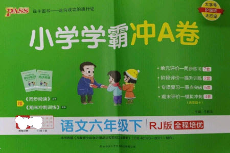 陜西師范大學(xué)出版總社2023小學(xué)學(xué)霸沖A卷六年級語文下冊人教版參考答案