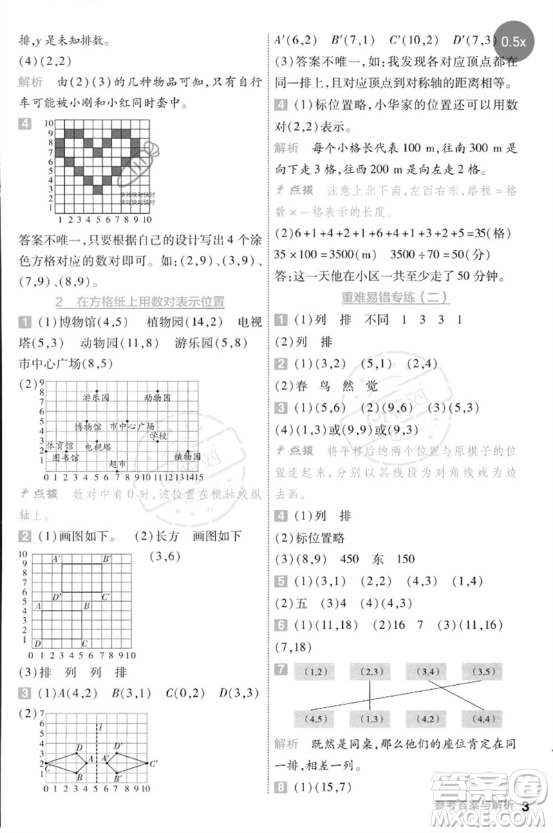 延邊教育出版社2023一遍過六年級(jí)數(shù)學(xué)下冊(cè)冀教版參考答案