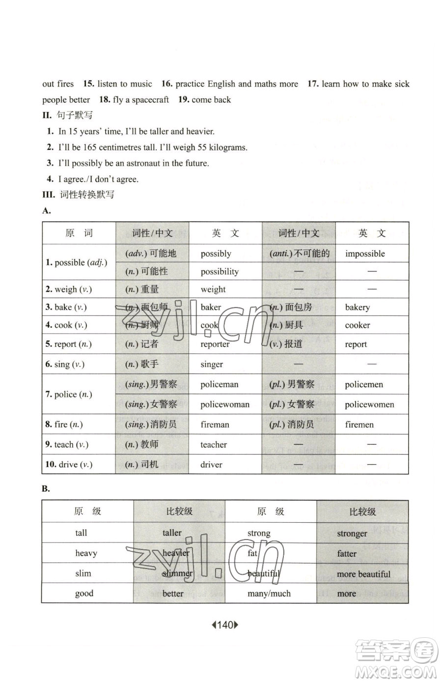 華東師范大學(xué)出版社2023華東師大版一課一練六年級(jí)下冊(cè)英語(yǔ)滬教牛津版增強(qiáng)版參考答案