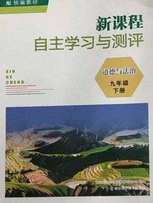 南京師范大學(xué)出版社2023新課程自主學(xué)習(xí)與測評(píng)九年級(jí)道德與法治下冊人教版參考答案