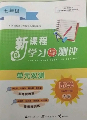 廣西師范大學(xué)出版社2023新課程學(xué)習(xí)與測評單元雙測七年級數(shù)學(xué)下冊人教版A版參考答案