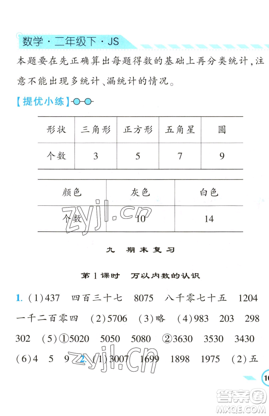 寧夏人民教育出版社2023經(jīng)綸學(xué)典課時(shí)作業(yè)二年級(jí)下冊(cè)數(shù)學(xué)江蘇版參考答案