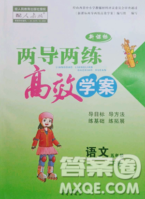 希望出版社2023新課標(biāo)兩導(dǎo)兩練高效學(xué)案五年級(jí)下冊(cè)語文人教版參考答案